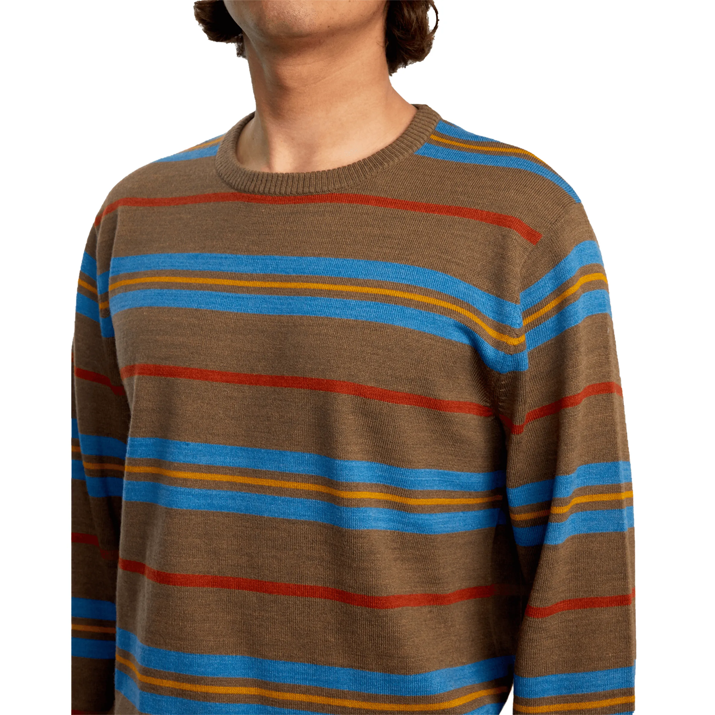 ALEX STRIPE CREW SWEATER