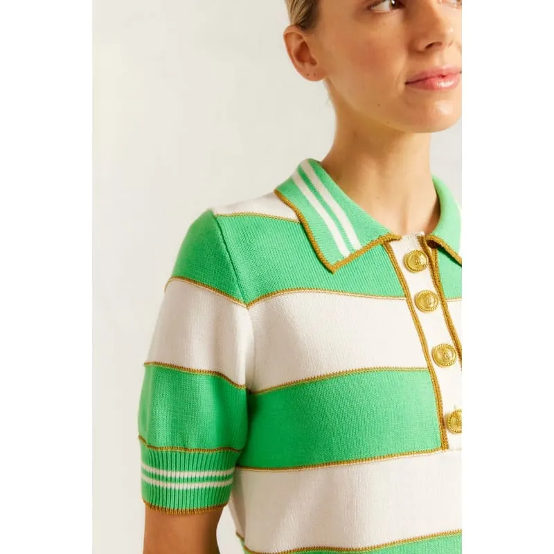 Amalfi Polo Top | Meadow