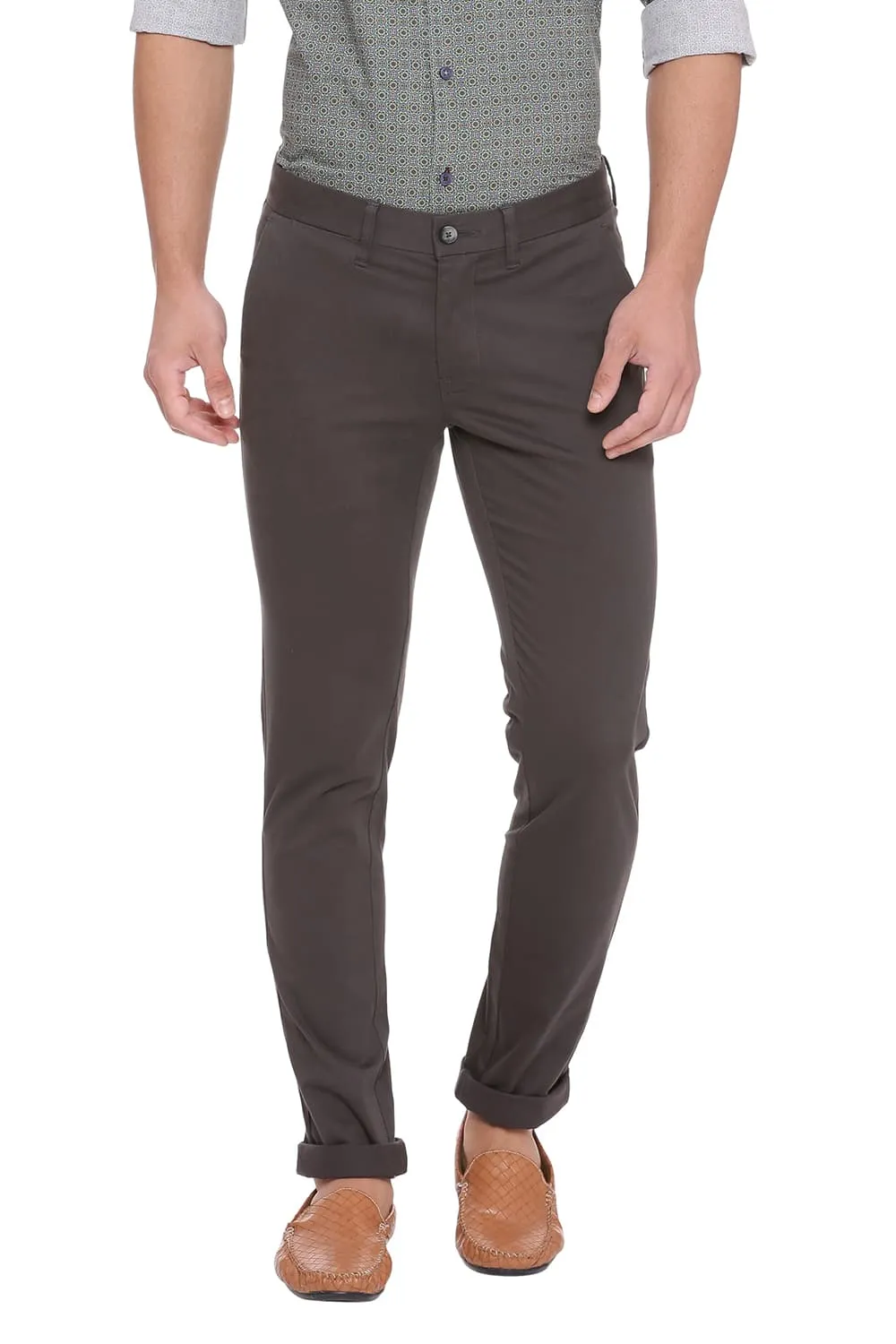 Basics Tapered Fit Stretch Trouser