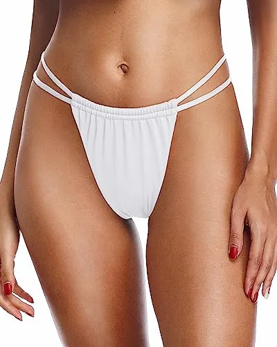 Brazilian cut Tie Low Rise Bikini Swim bottoms