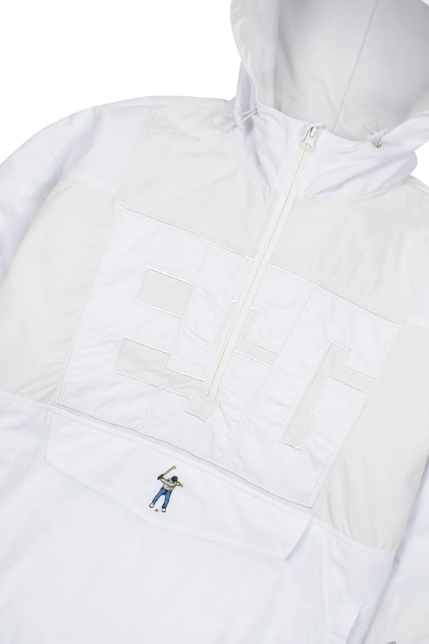 Bright White Nylon Spectator Jacket