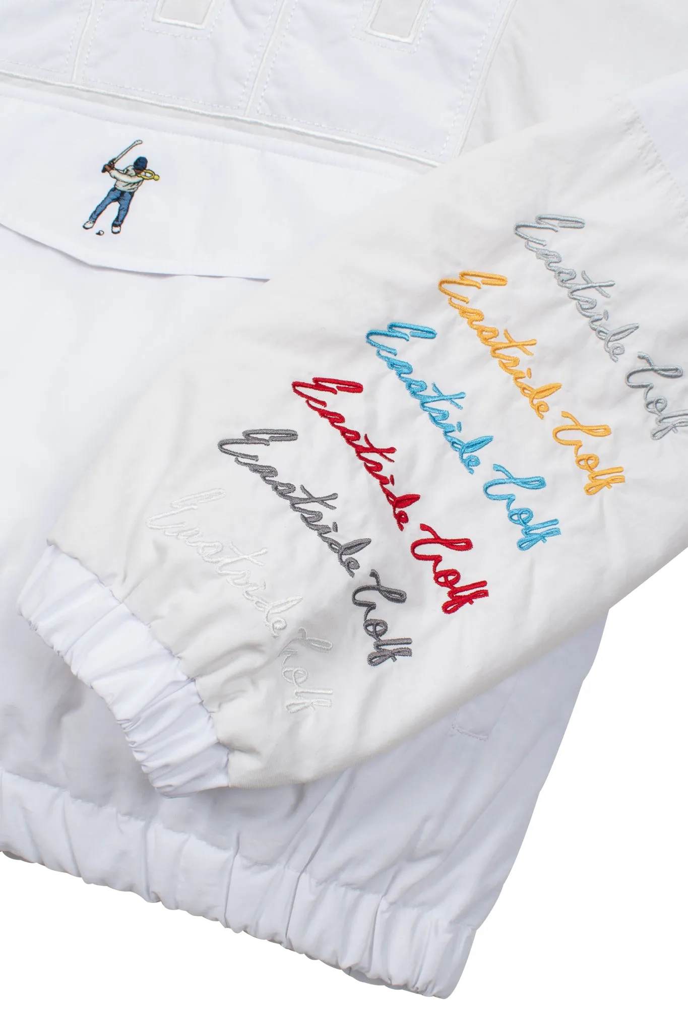 Bright White Nylon Spectator Jacket