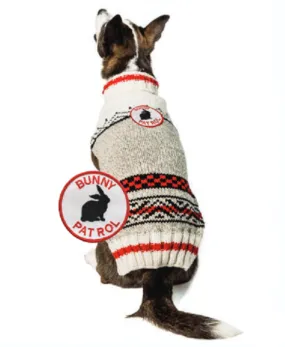 Bunny Patrol Wool Sweater For Dog