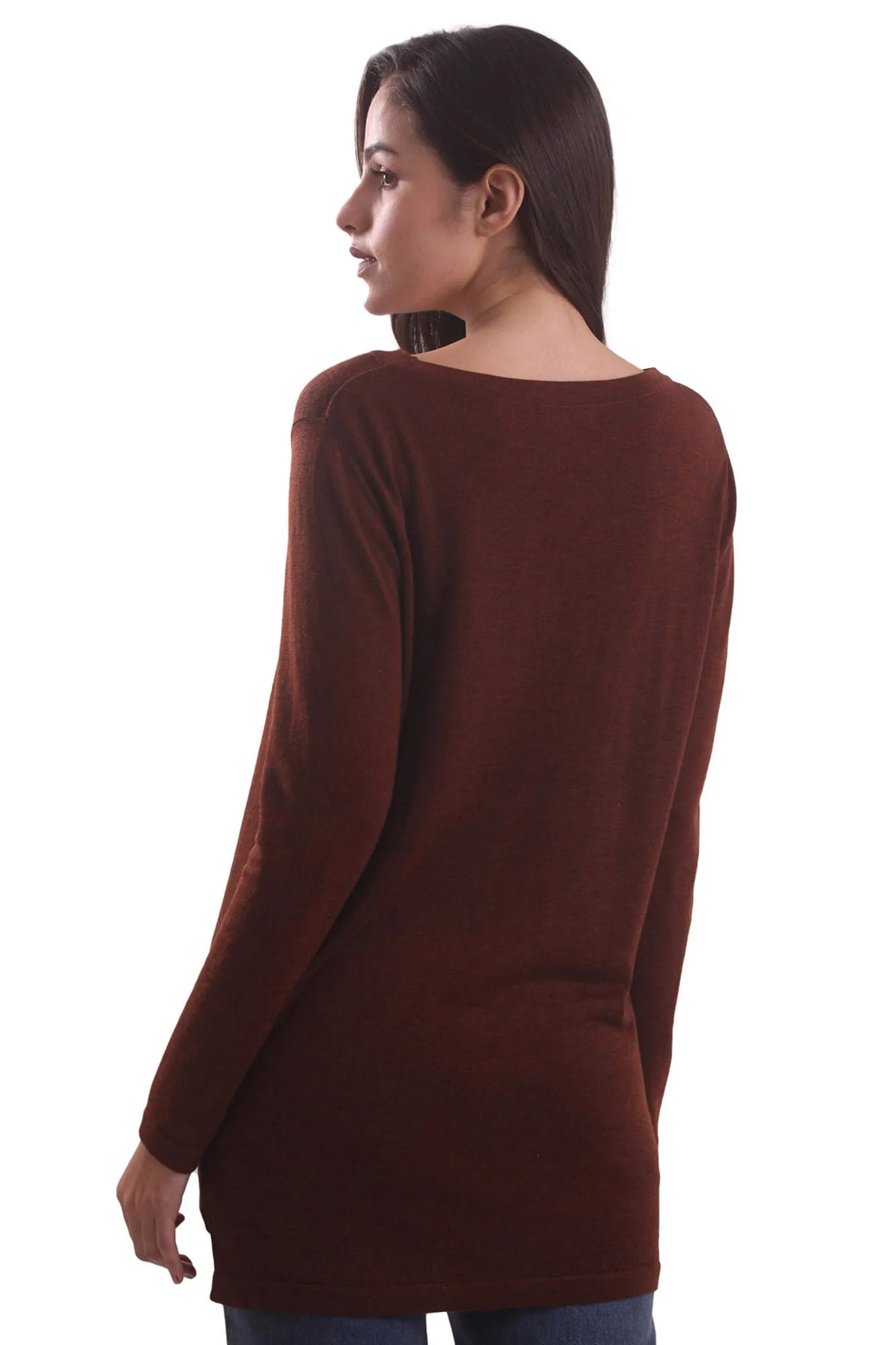 Burnt Sugar Tunic Fit Sweater