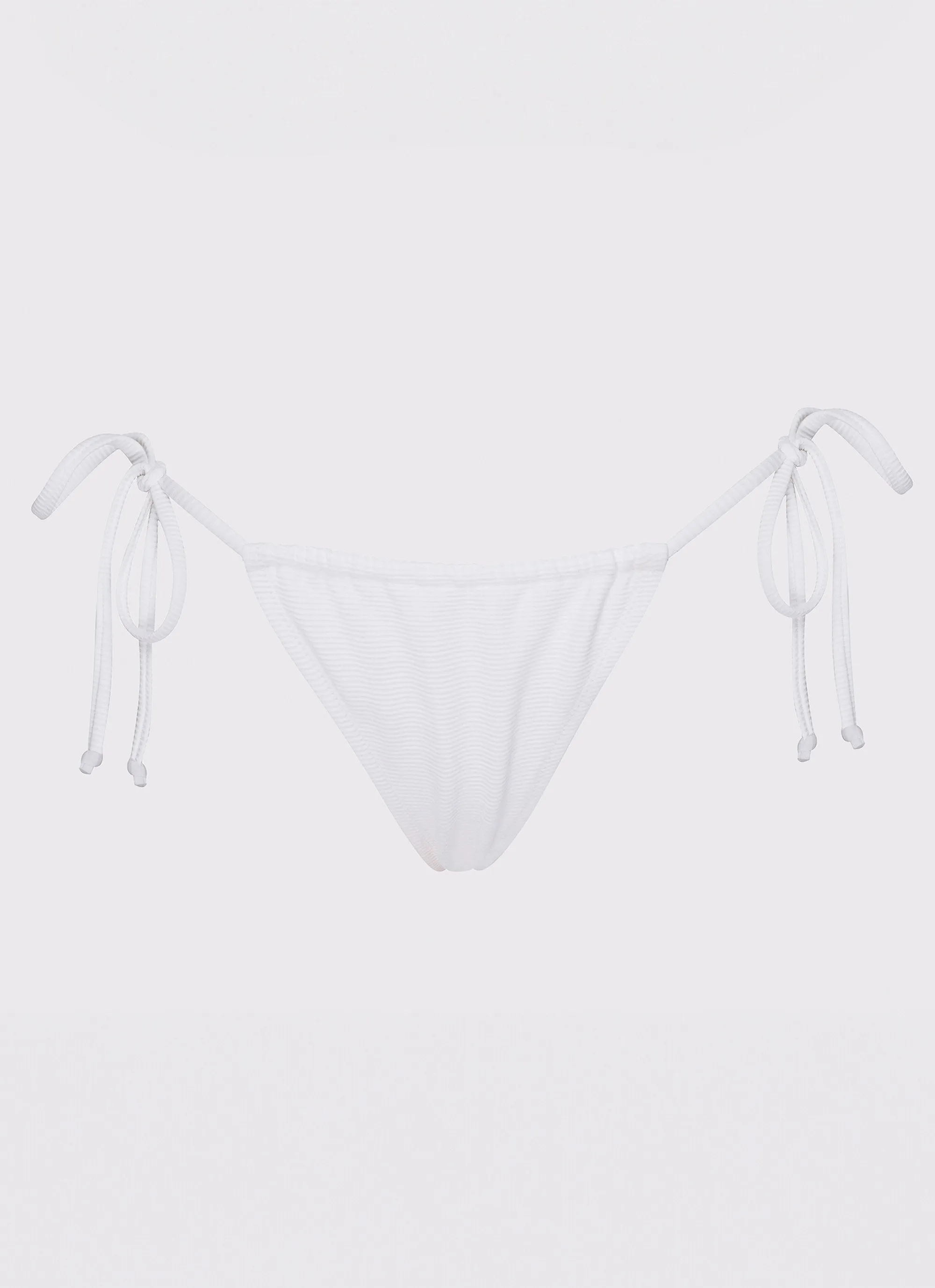 Calista Bikini Bottoms - White