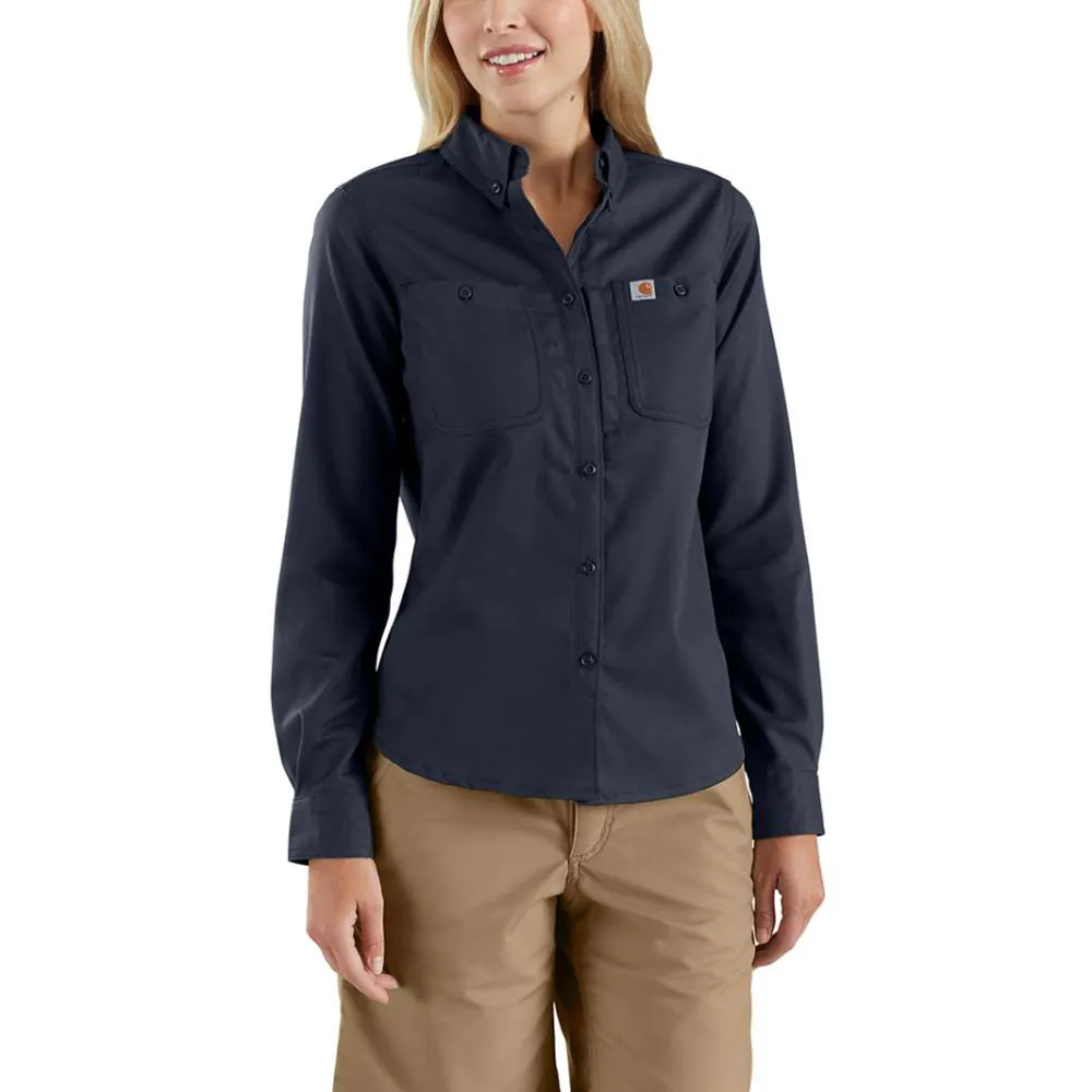 Carhartt 103106 Rugged Professional Series Relaxed Fit Canvas Long Sleeve Work Shirt