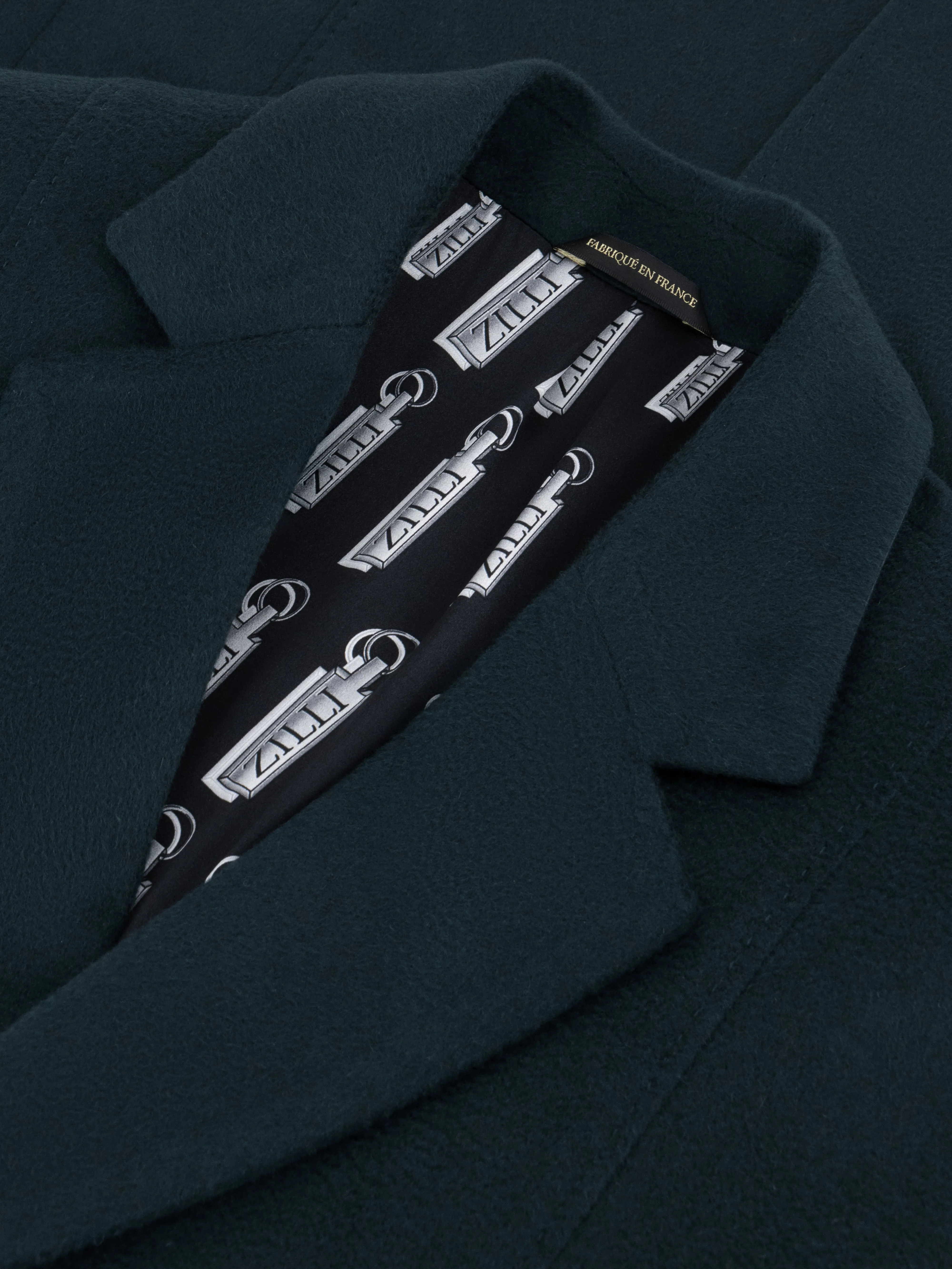 Cashmere Coat Dark Green