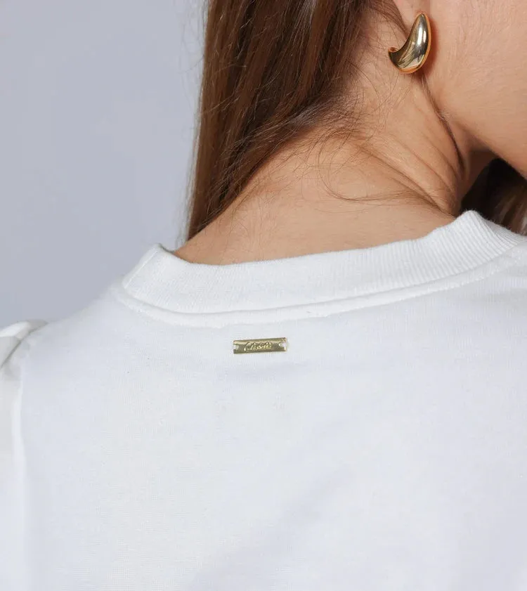 Cleobella Indi Sweatshirt, Ivory