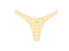 Creme Lace Chic 80's Bottoms - LACE