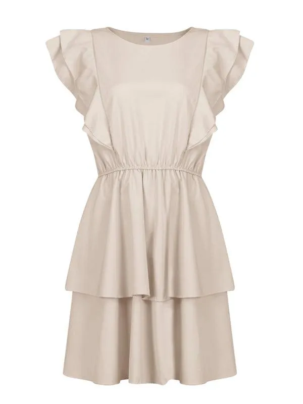 Elegant Layered Ruffle Summer Dress