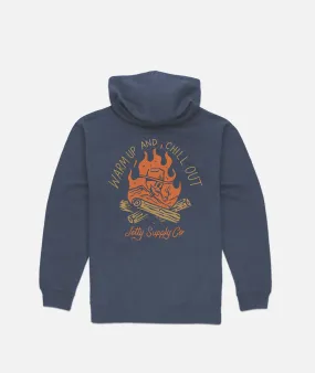 Grom Warm Up Hoodie - Navy