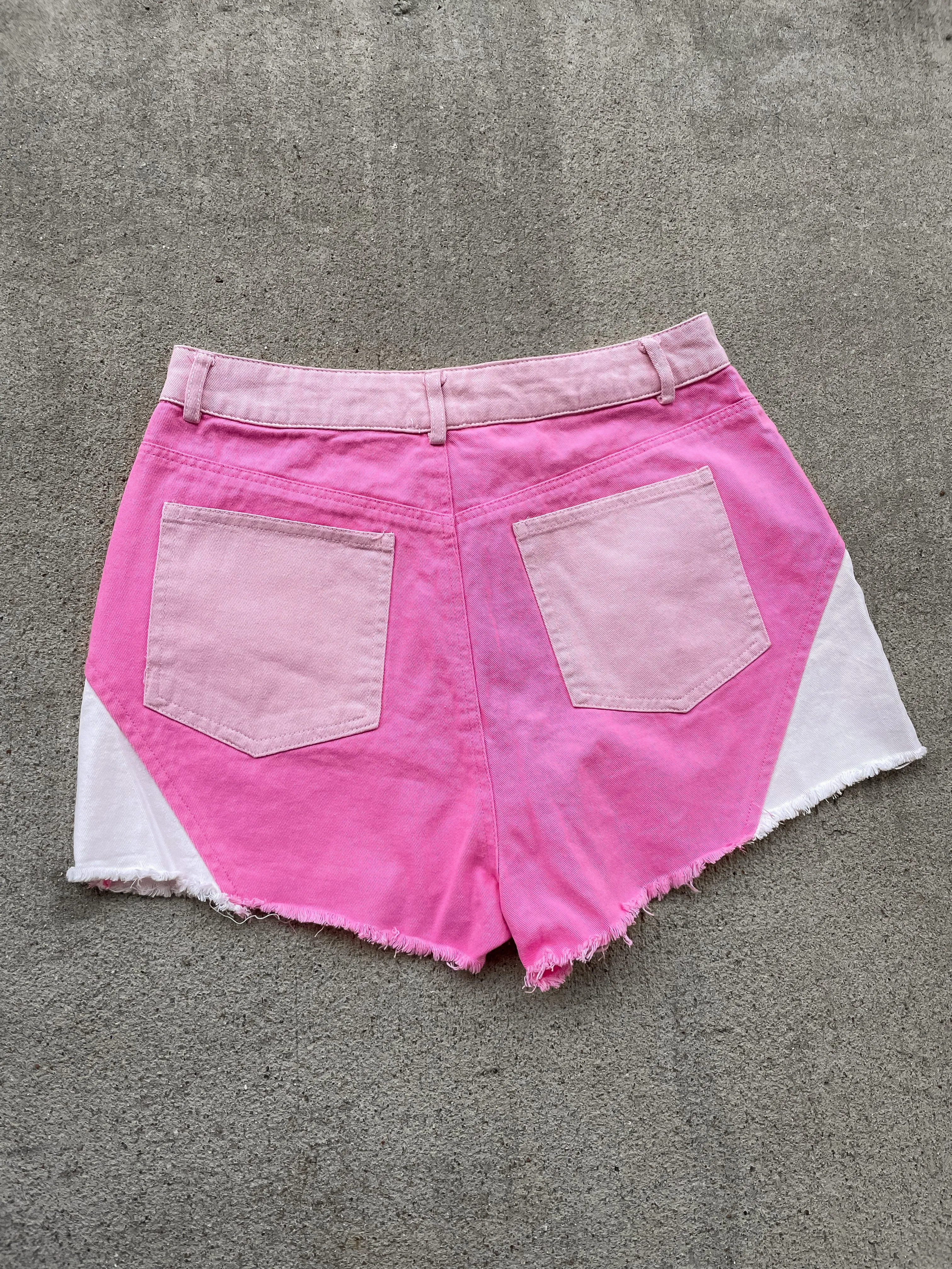 Hadley Colorblock Shorts - Pink