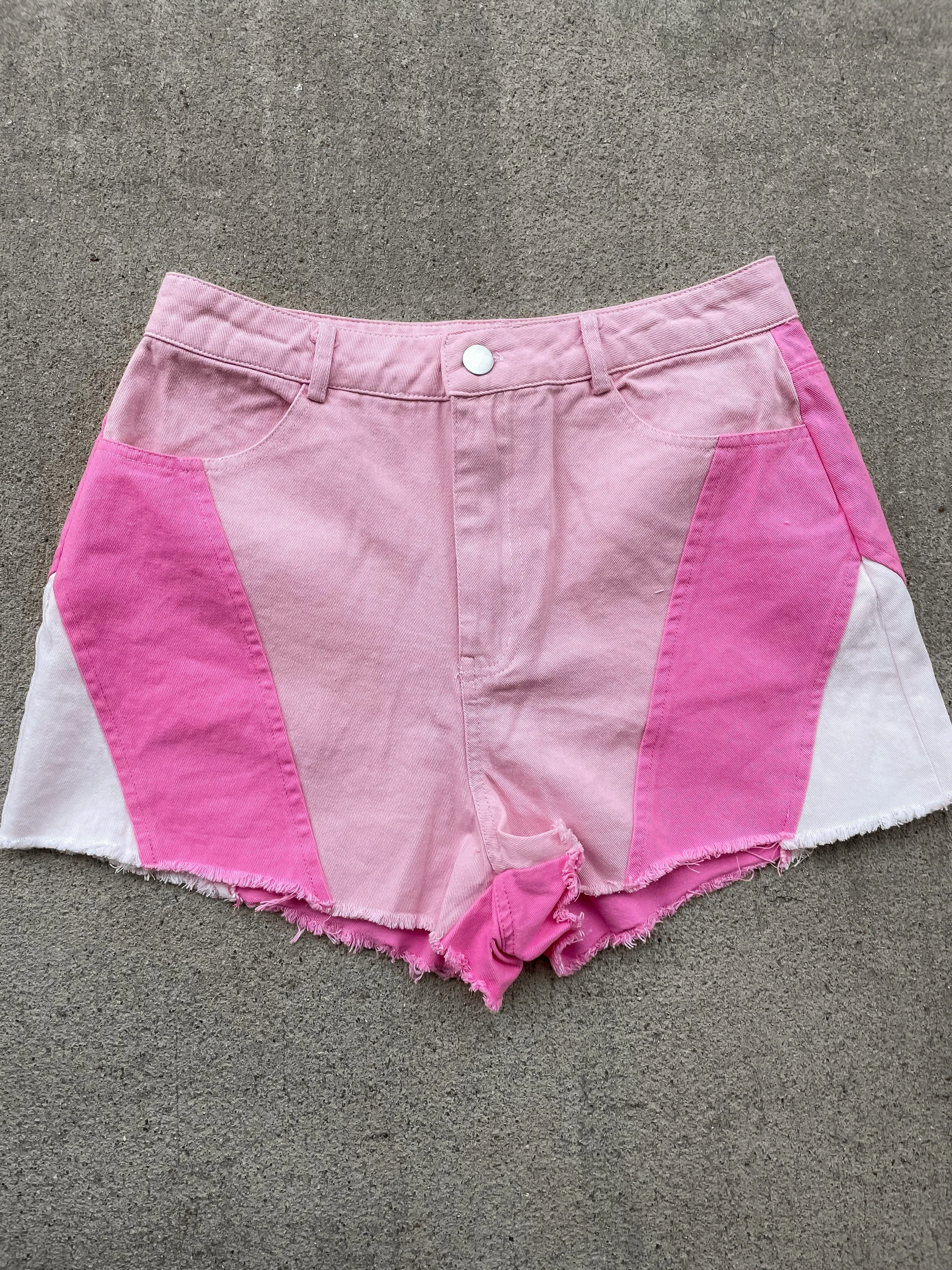 Hadley Colorblock Shorts - Pink