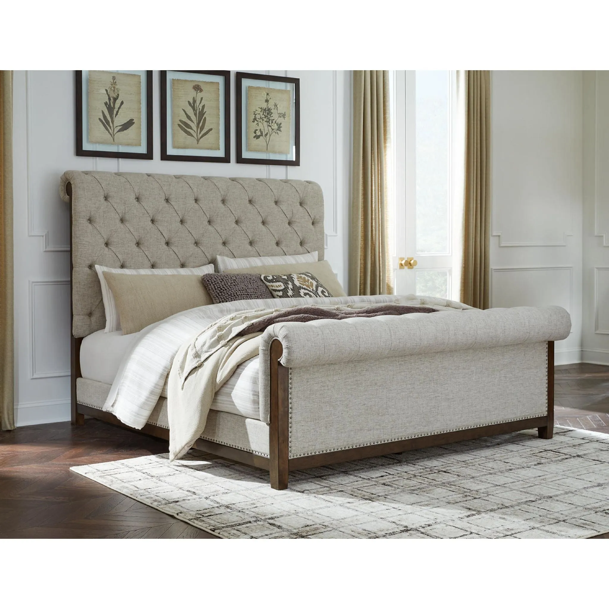 Hillcott-Exclusive Upholstered Bed