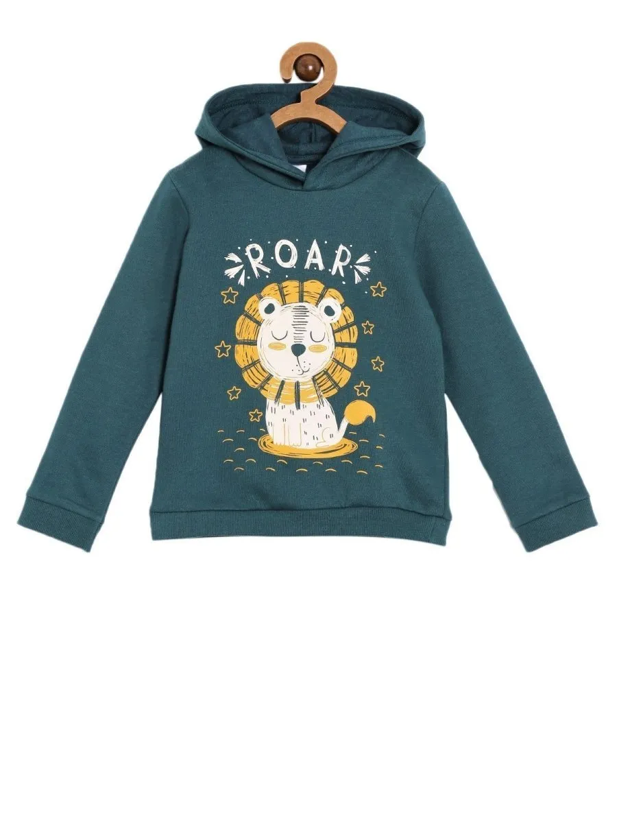 Hooded Sweatshirt Combo of 4-Little Surfer-Hello Dino-Rockstar Dino-My Little Lion