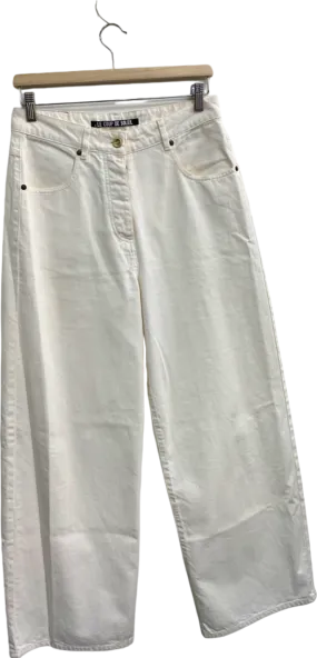 Jacquemus White Le Coup De Soleil Wide Leg Jeans W26