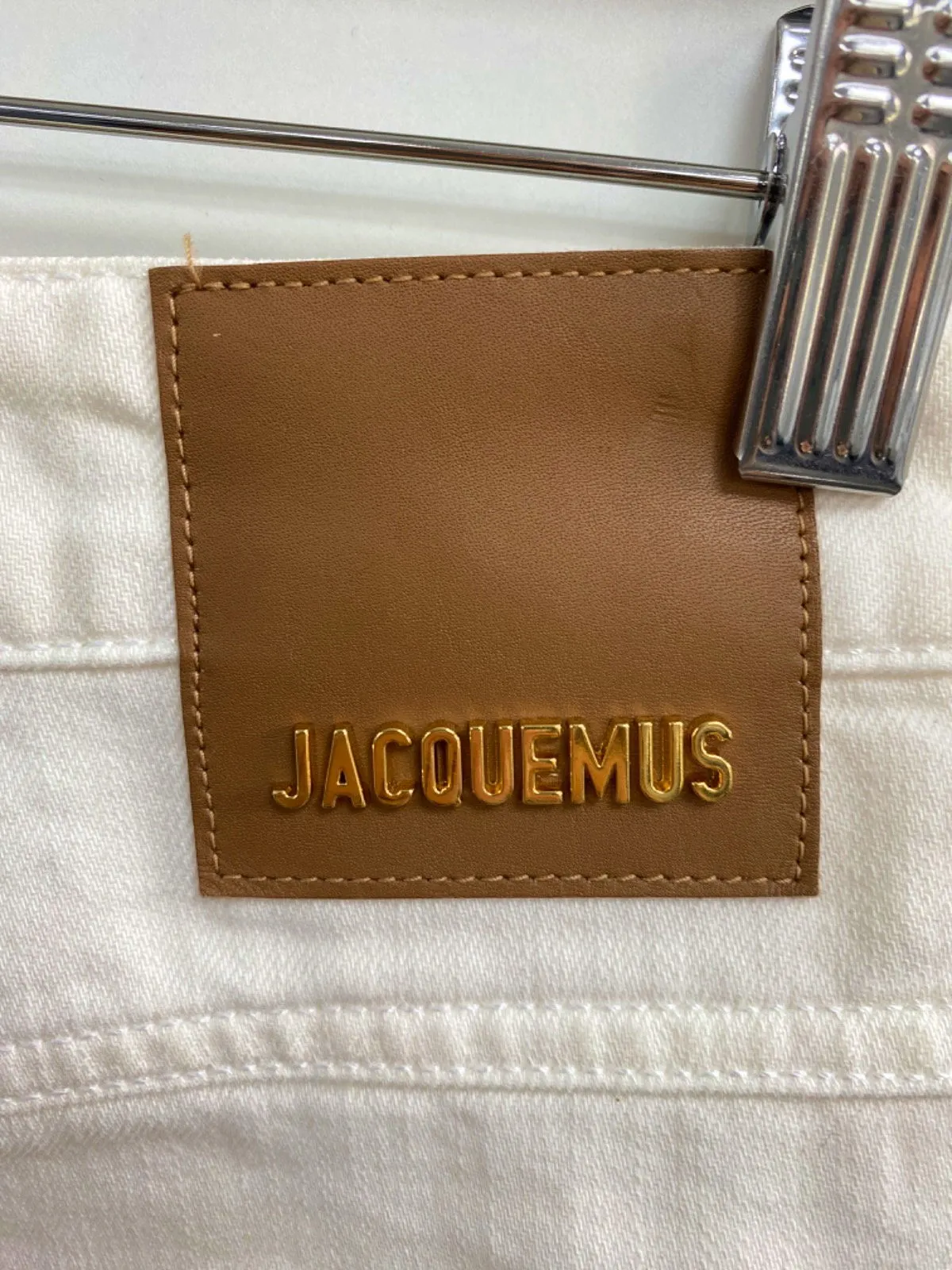 Jacquemus White Le Coup De Soleil Wide Leg Jeans W26