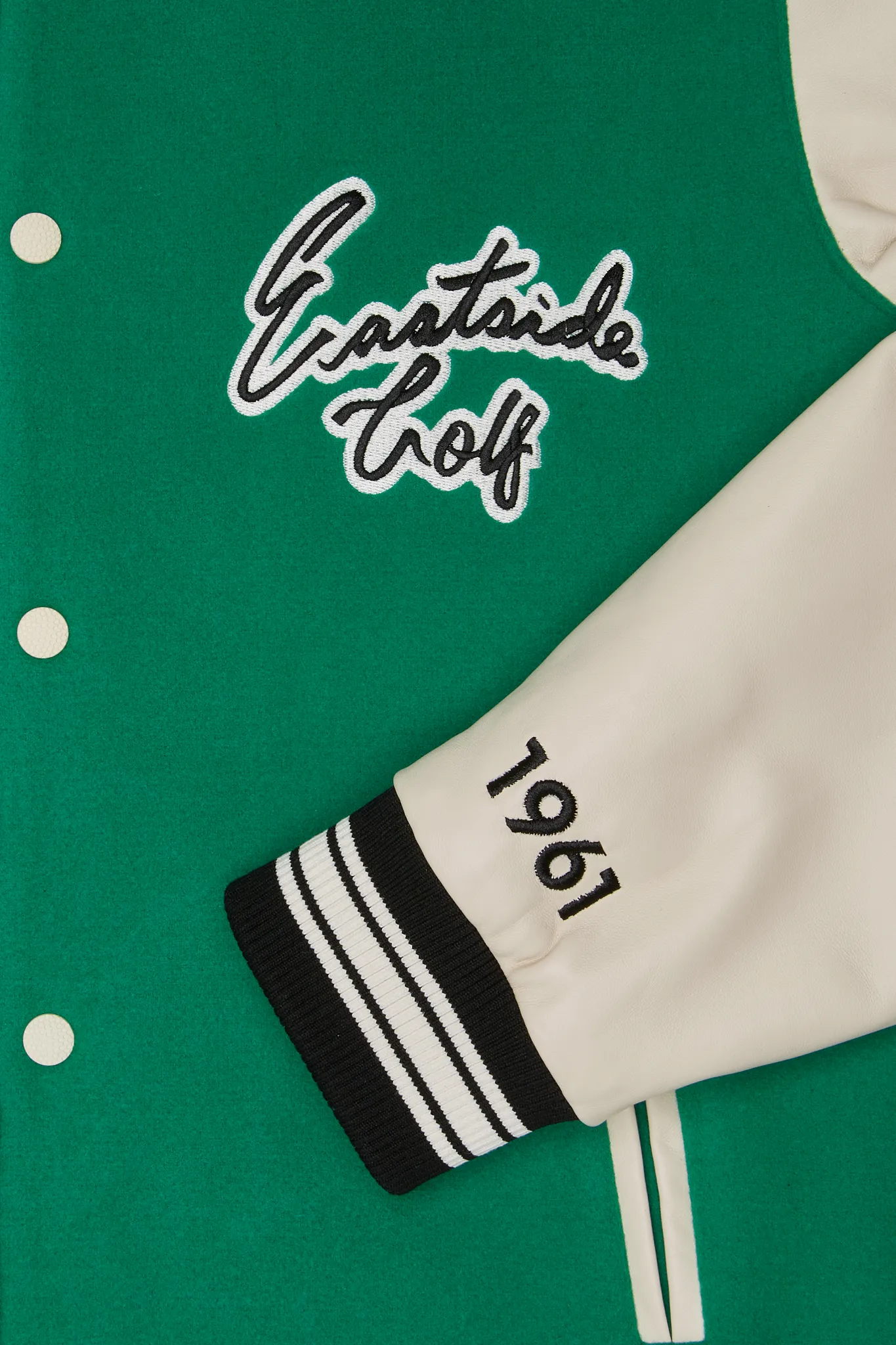 Men's 1961 Change Varsity Jacket Golf Green