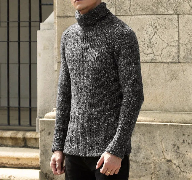 Men's Casual Warm Classic Turtleneck Sweater