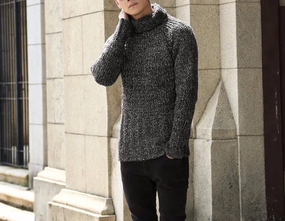 Men's Casual Warm Classic Turtleneck Sweater