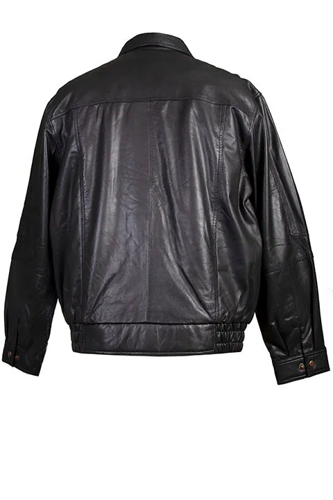 Men's Leather Jacket Collection: Scully Casual Lambskin Zip Front