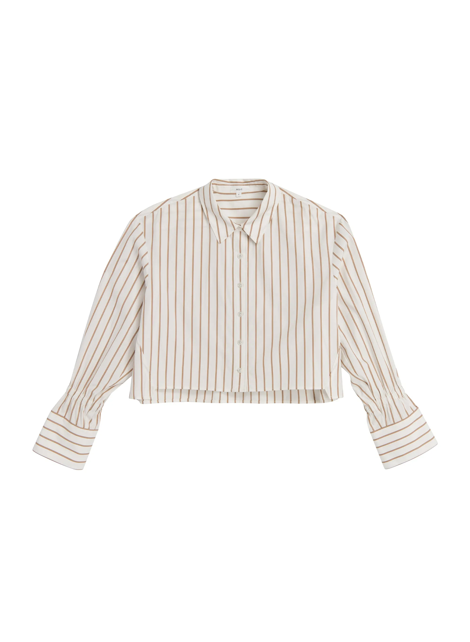 Monica II Cropped Cotton Shirt