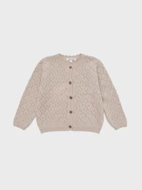 Perry Knit Cardigan Beige