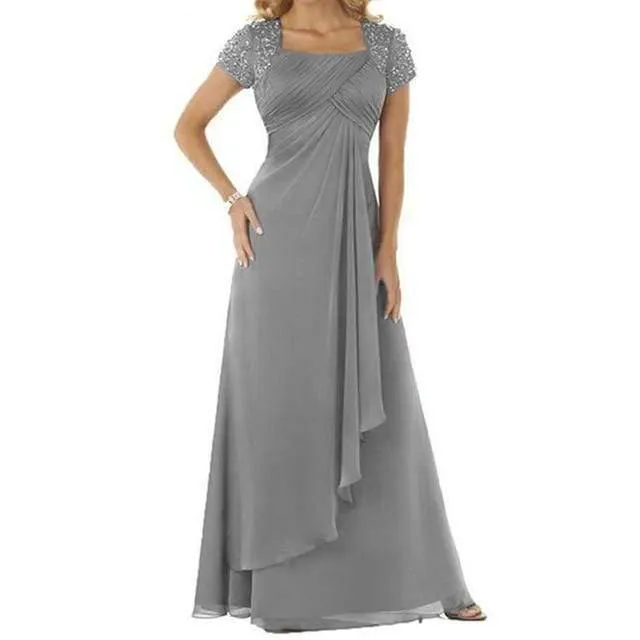 Plus Size Customizable Mother of Bride Dress