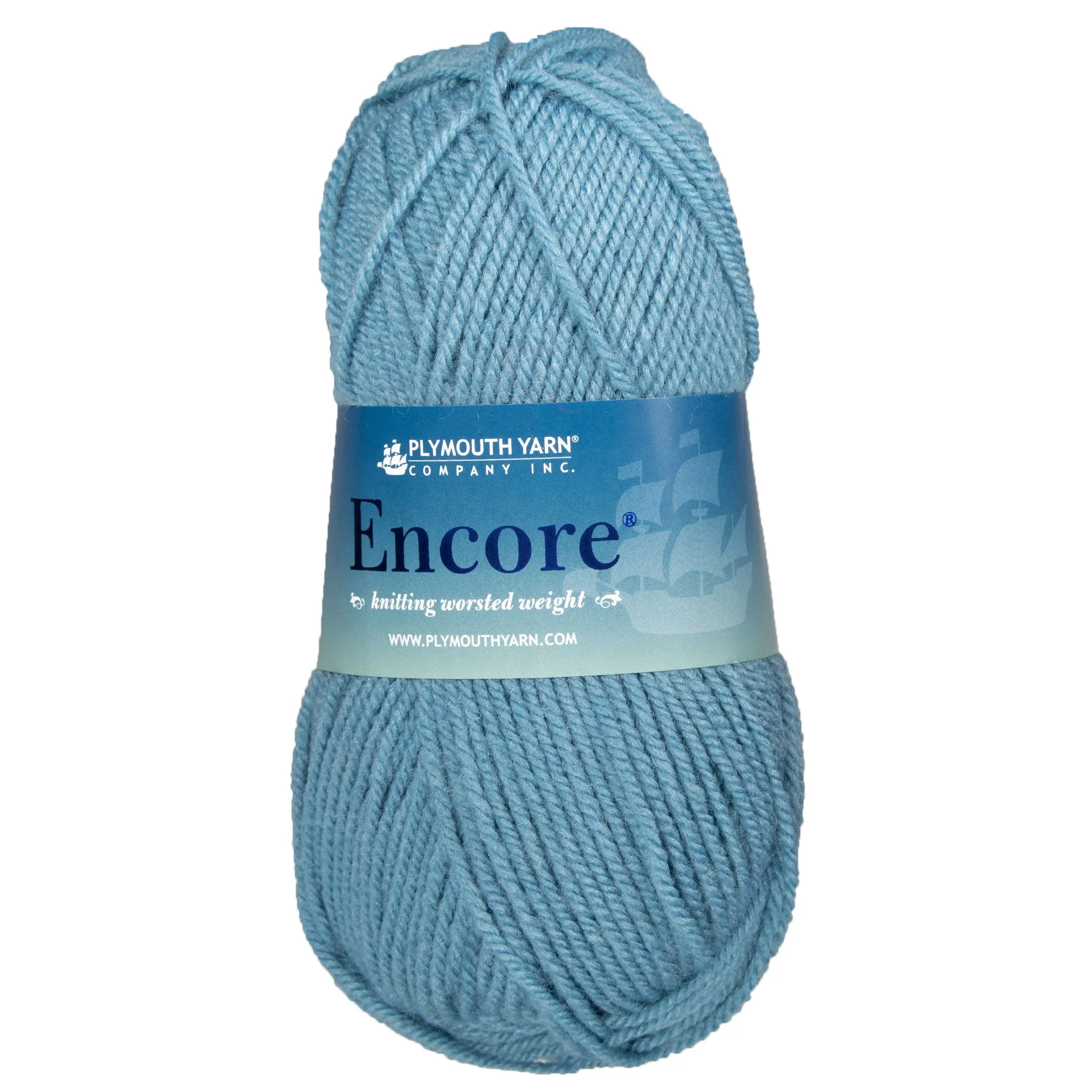 Plymouth Yarn Encore Worsted Yarn - 0515 Wedgewood