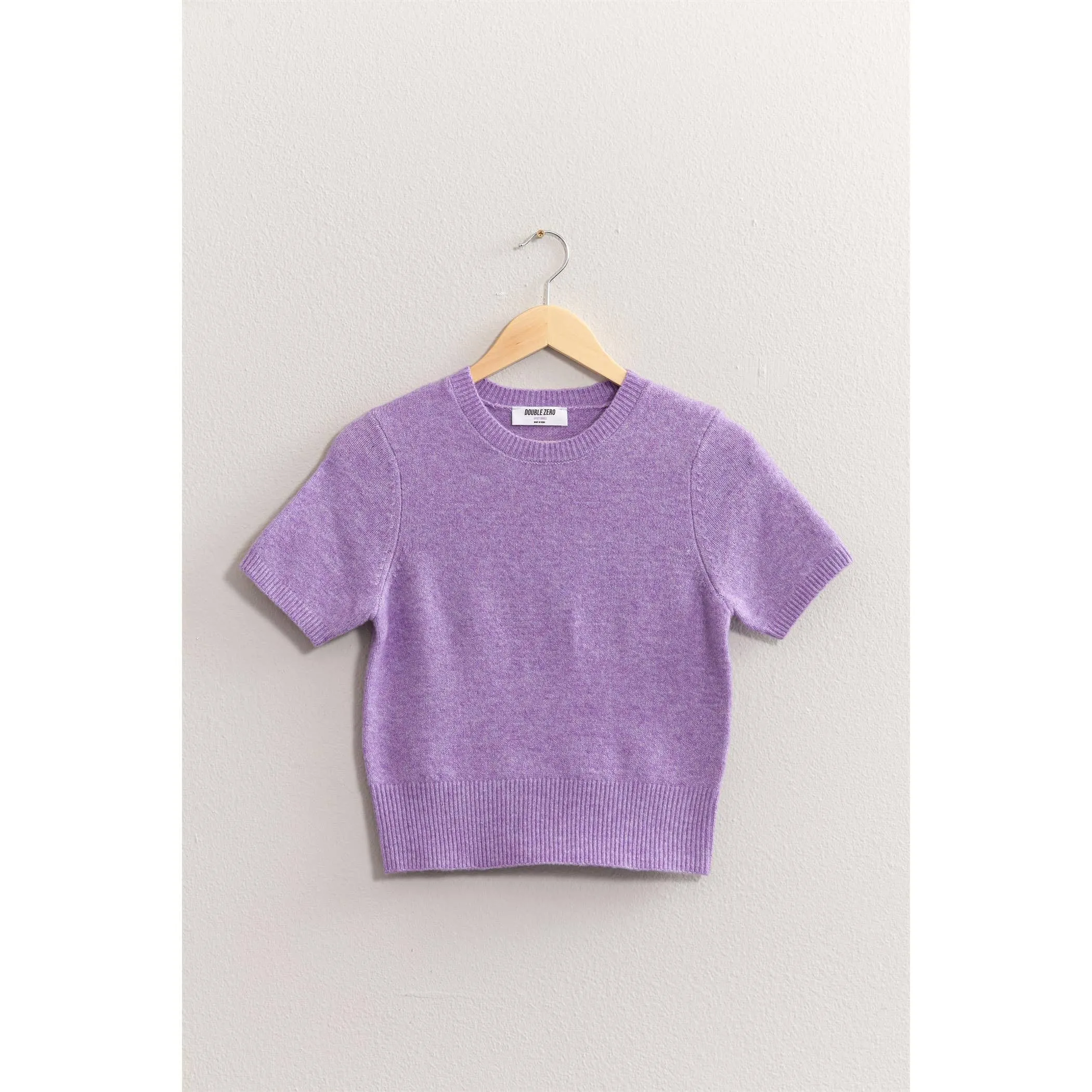 Quarter Knit Sweater - Lavender