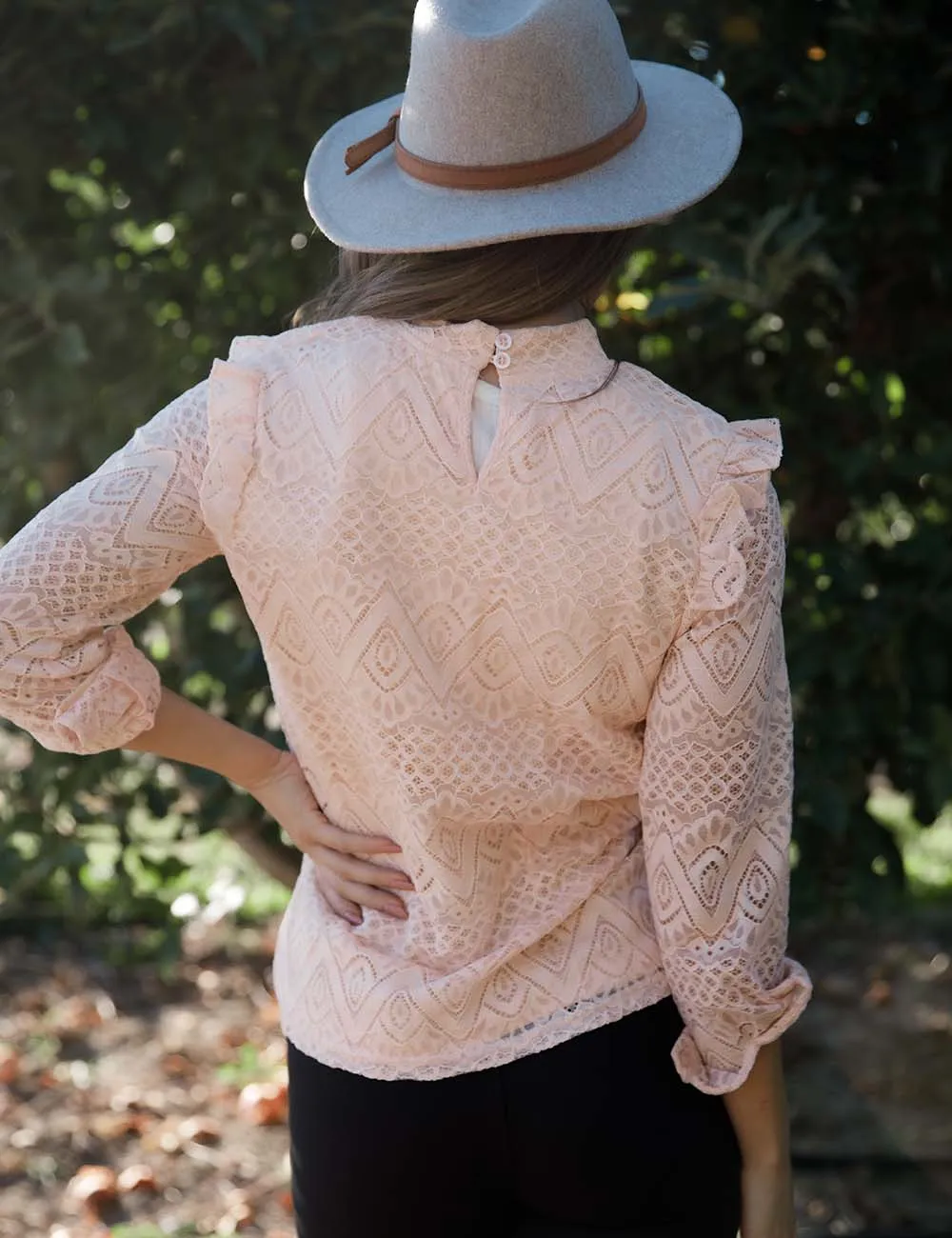 Simple Solutions Lace Top