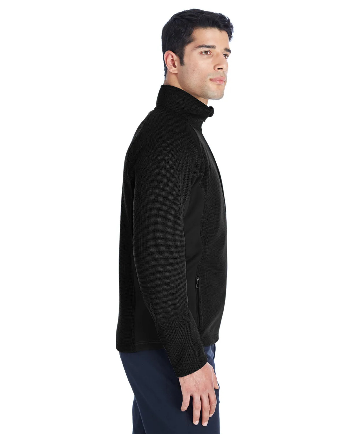 Spyder Constant Full Zip Sweaters, Fleece Black/ Blk/ Red