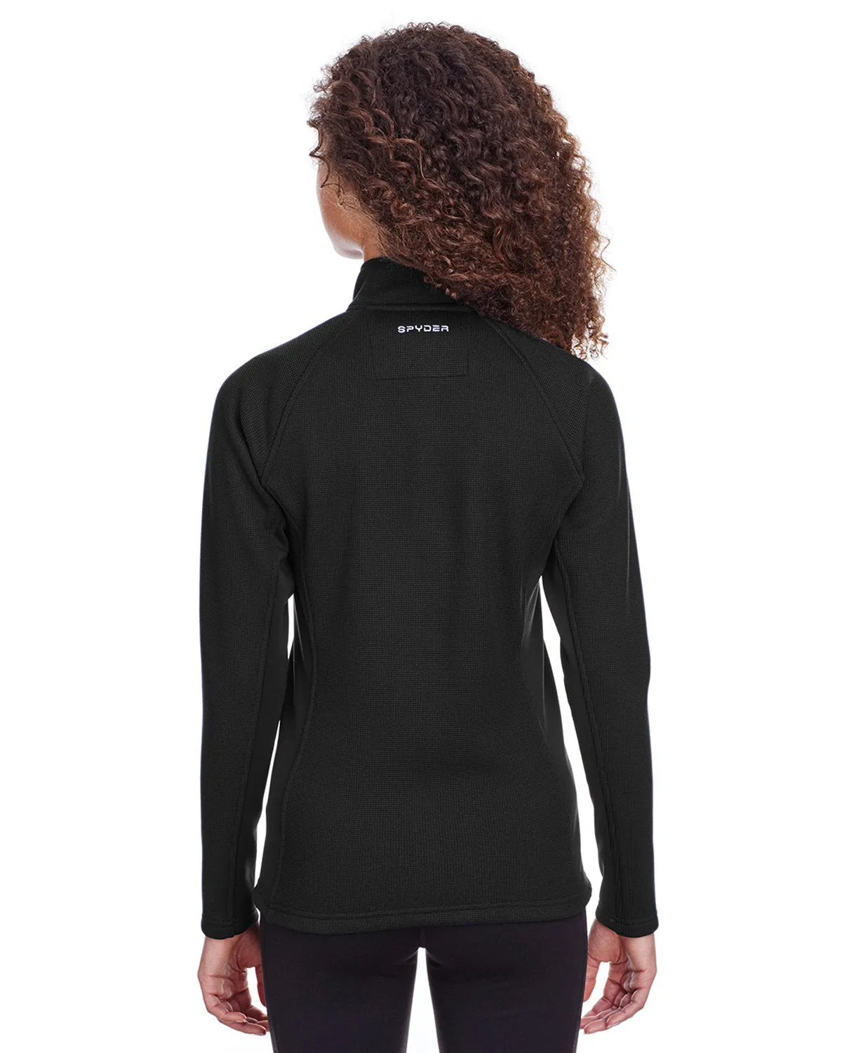 Spyder Ladies Constant Half-Zip Sweaters, Black/ Black