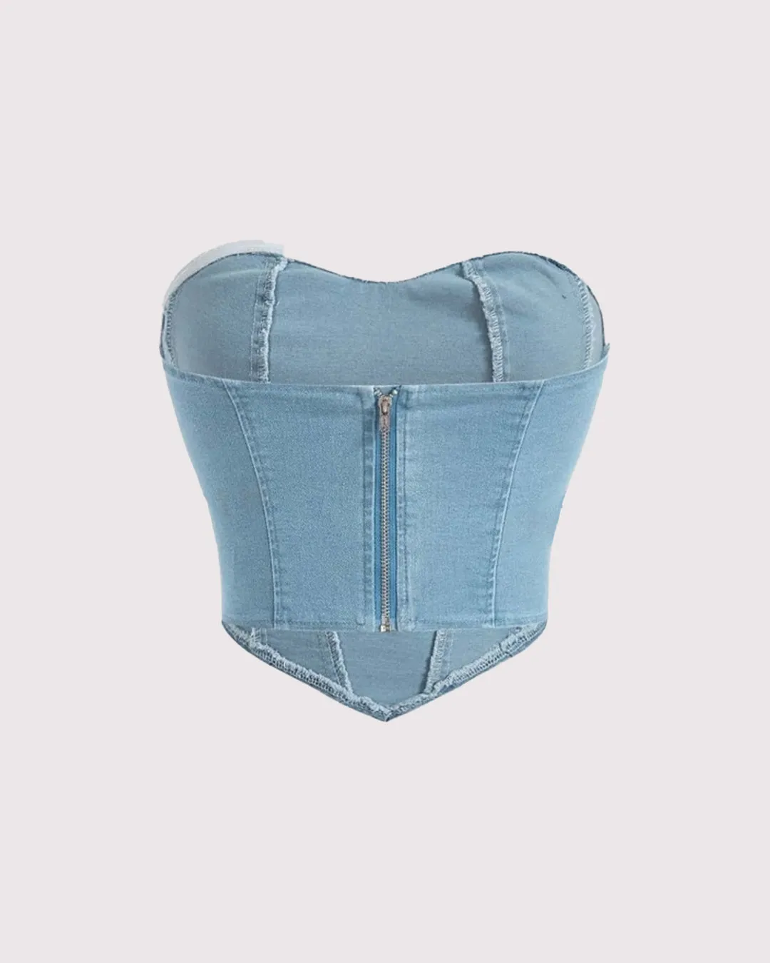 Stylish and Sensual Denim Camisole Top