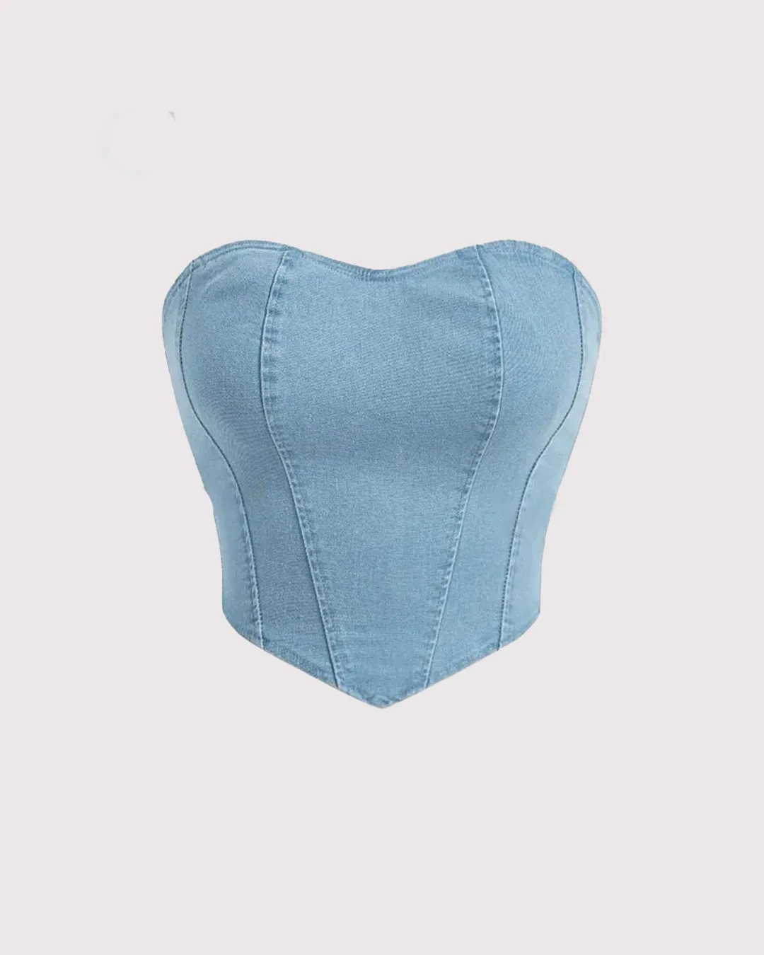 Stylish and Sensual Denim Camisole Top