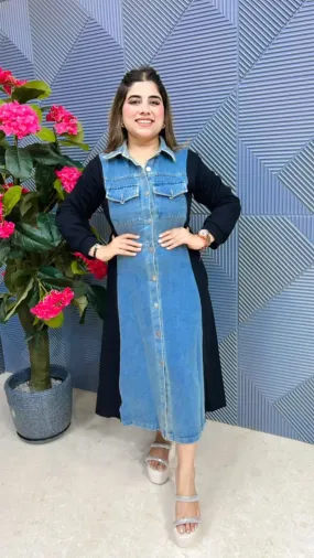 Stylish Imported Denim Dress GGR520