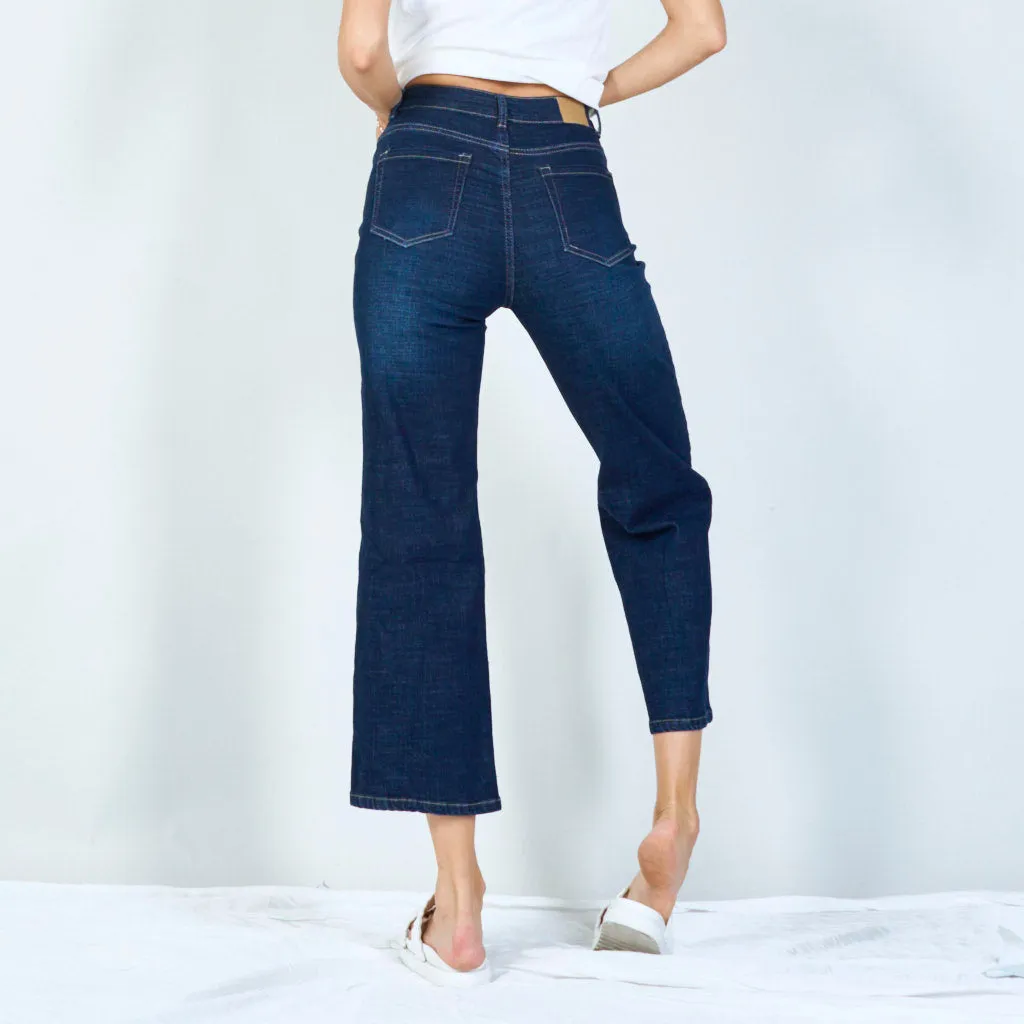 Stylish wide-leg jeans wholesale