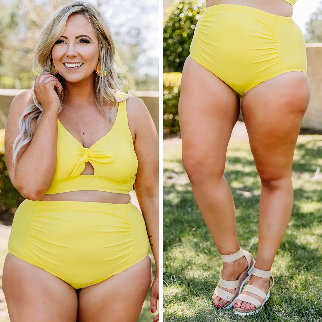 Summer of Sun Swim Bottom, Yellow