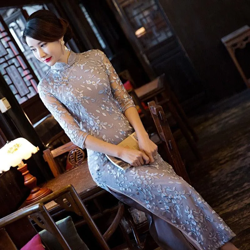 Summer Vintage Elegant Qipao Dresses