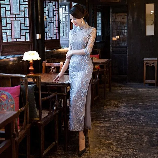 Summer Vintage Elegant Qipao Dresses