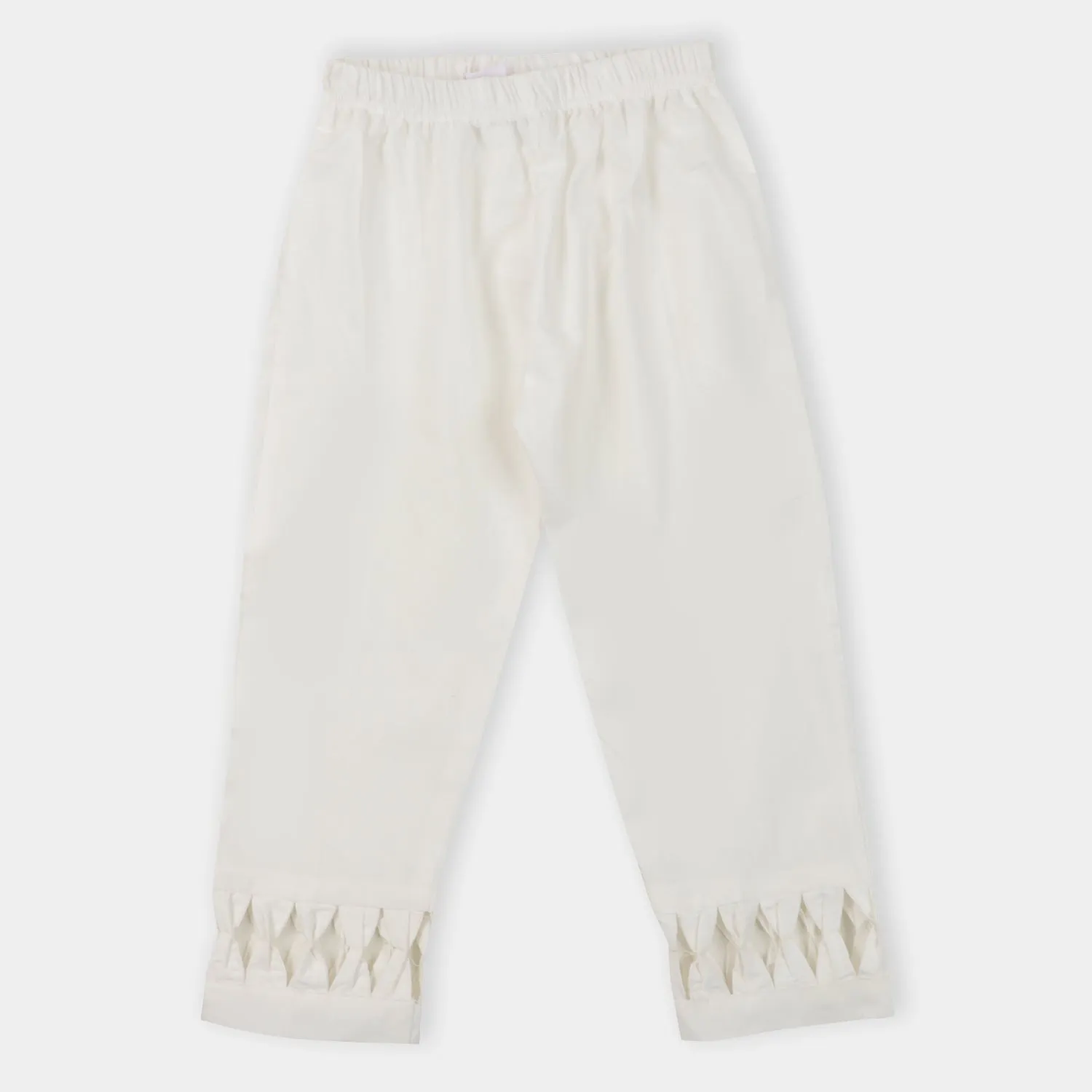 Teens Girls Bow Pant - Off White