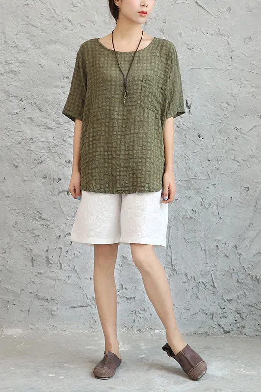 Thin breathable simple and generous top J009-24