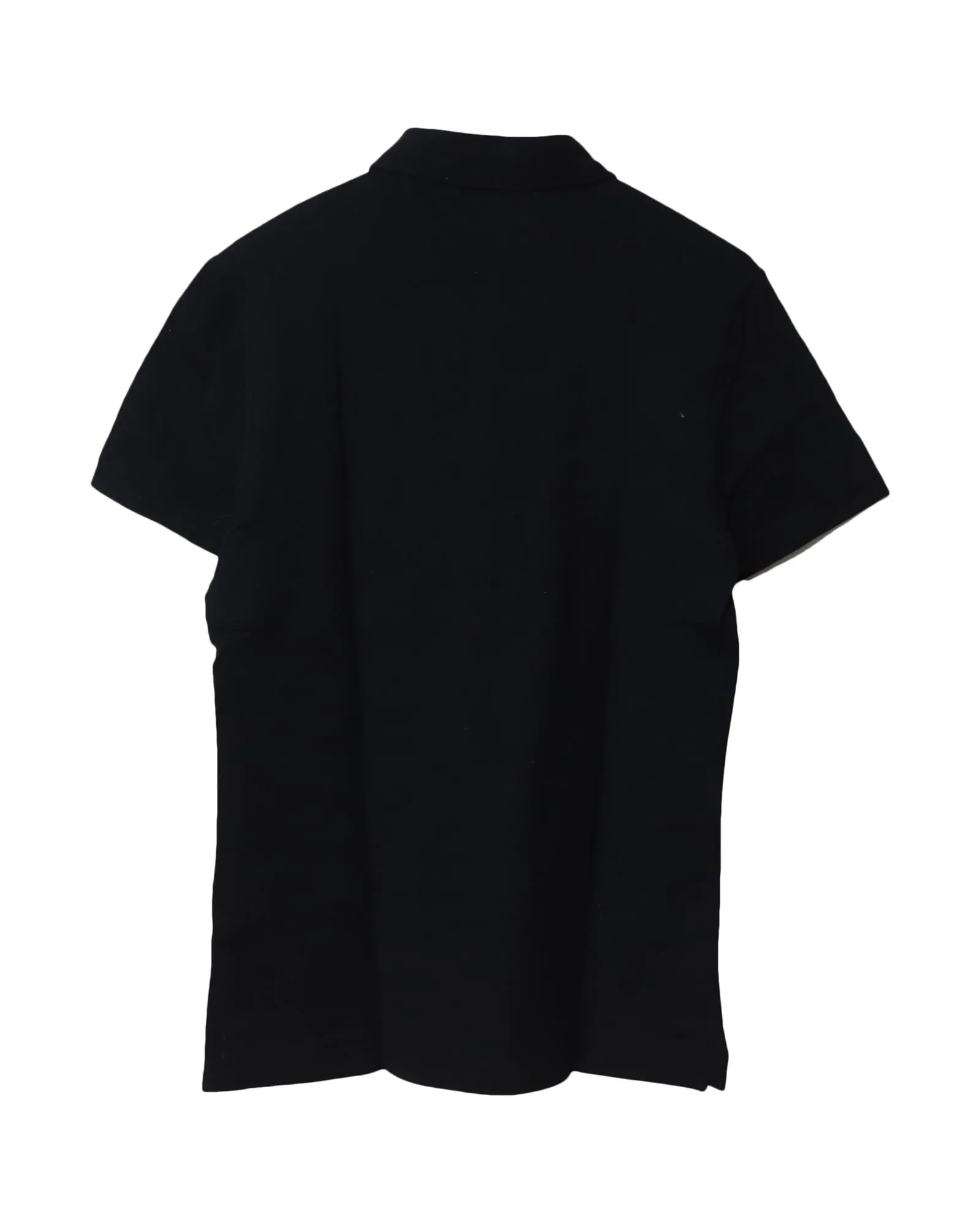 Timeless Black Cotton Polo Shirt