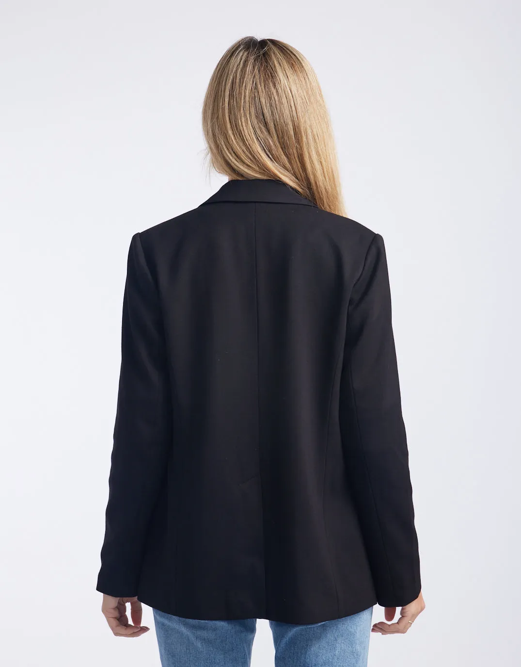 Timeless Ponte Blazer - Black