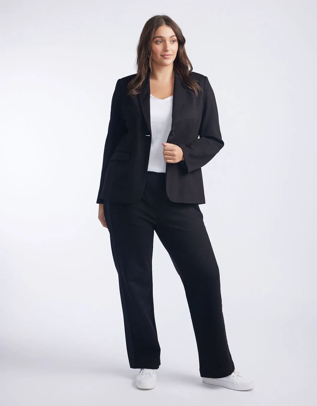 Timeless Ponte Blazer - Black