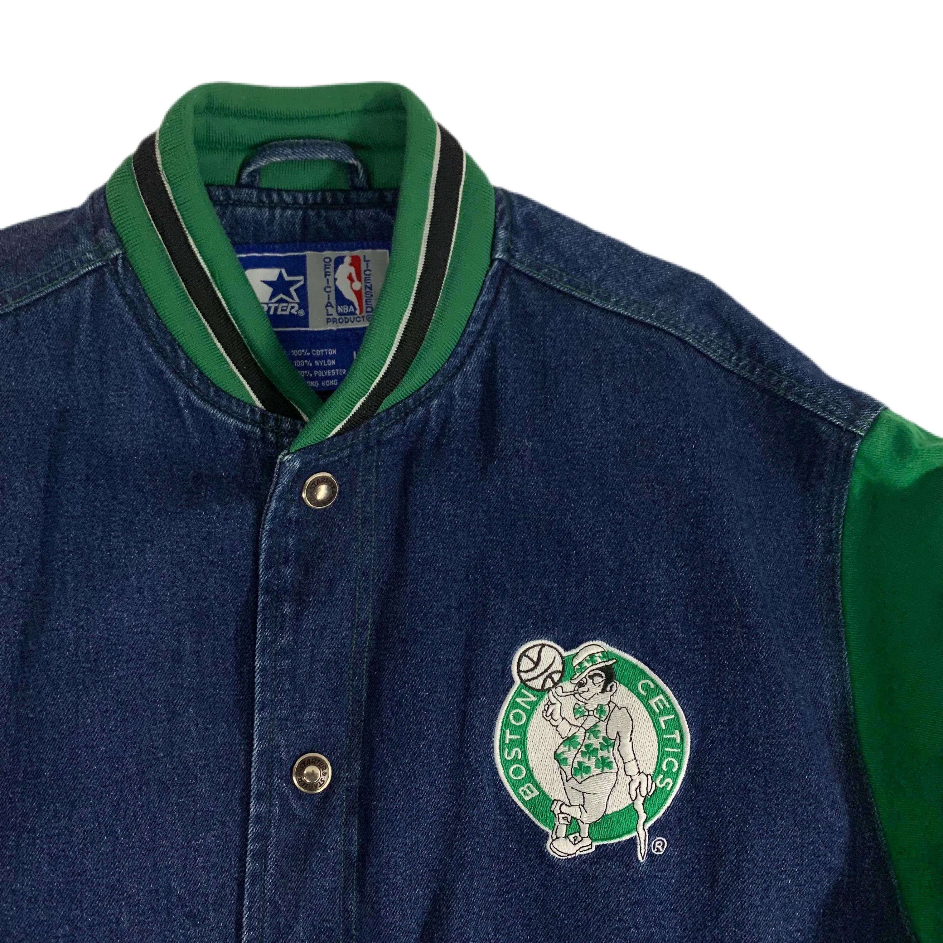 Vintage Boston Celtics Denim "Starter" Jacket