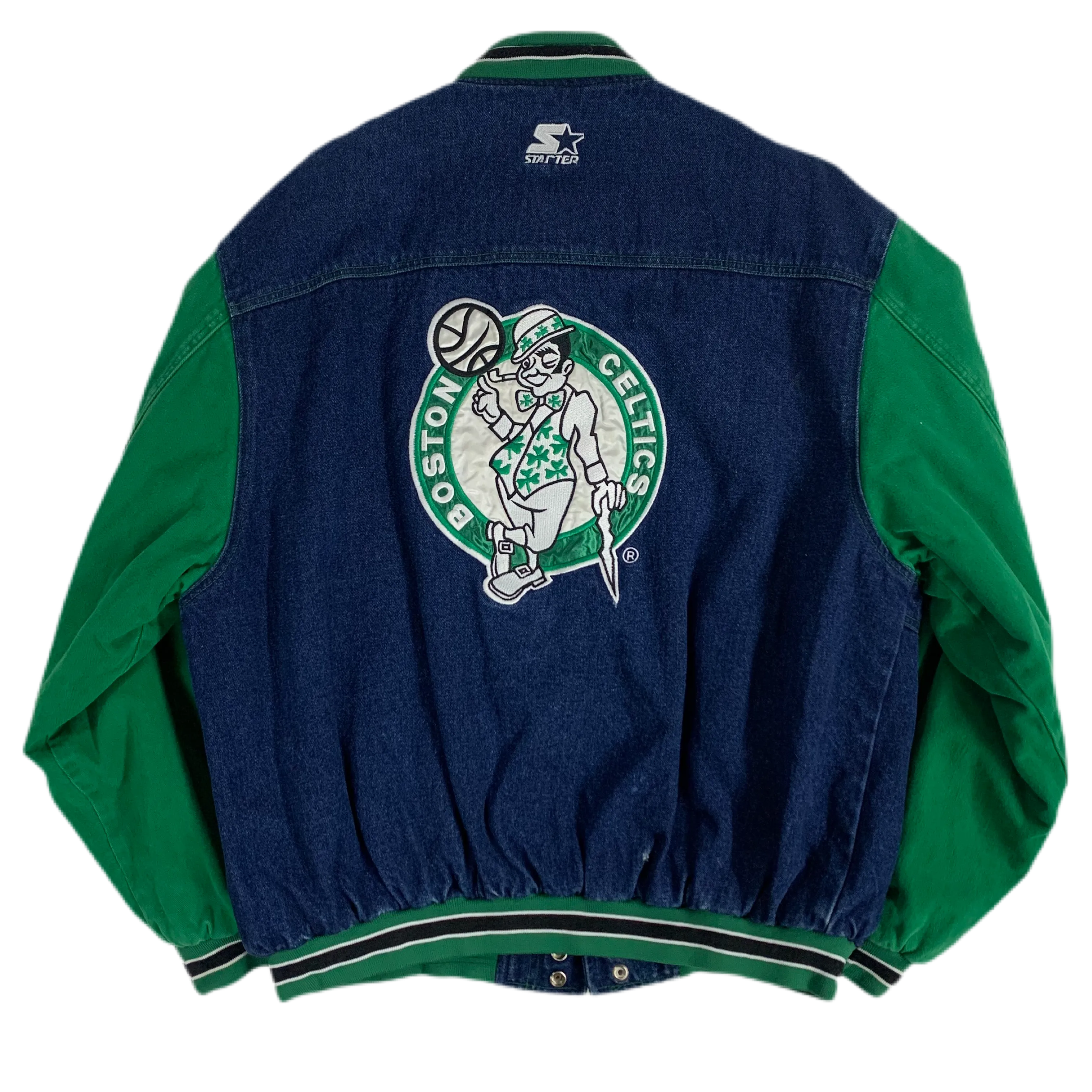 Vintage Boston Celtics Denim "Starter" Jacket