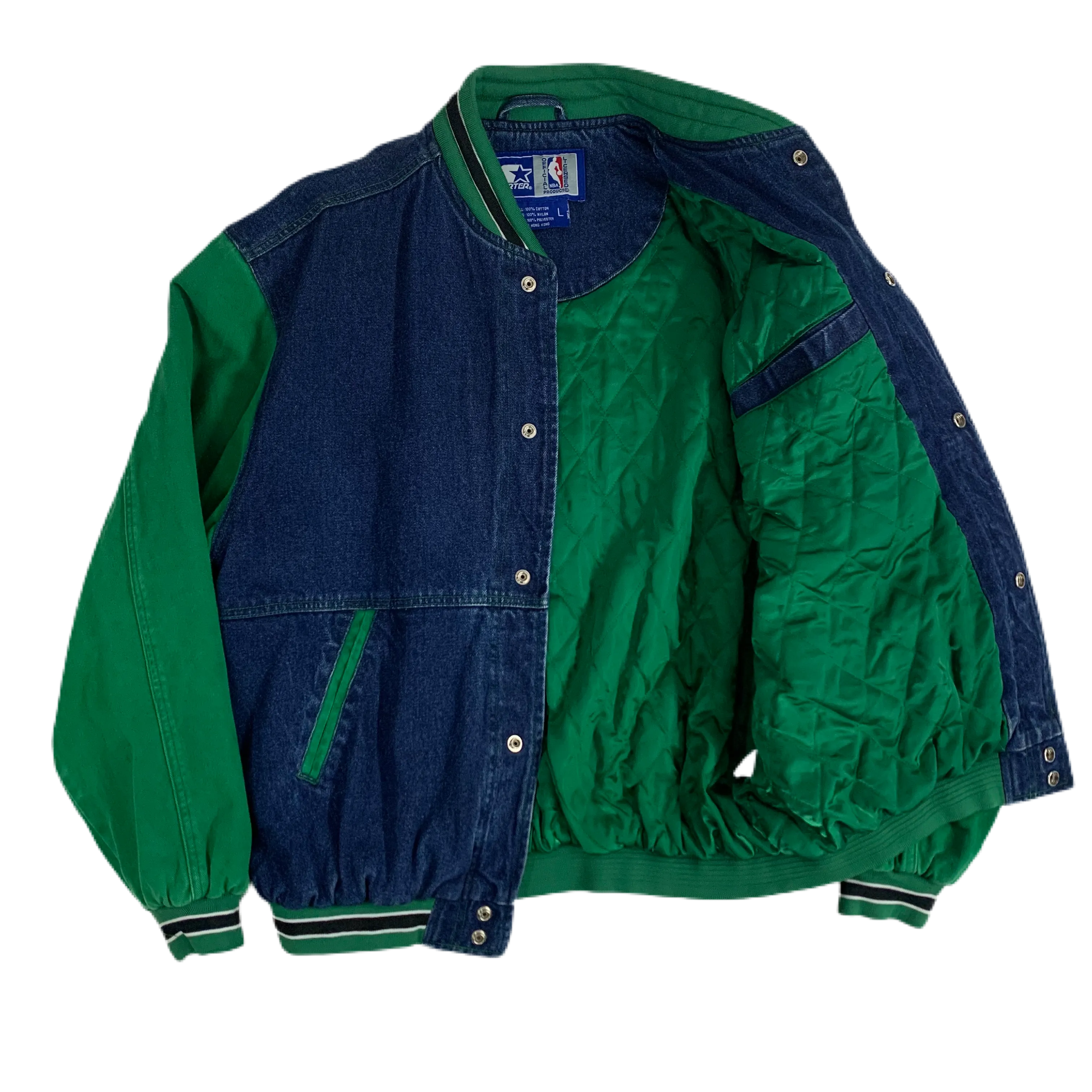 Vintage Boston Celtics Denim "Starter" Jacket