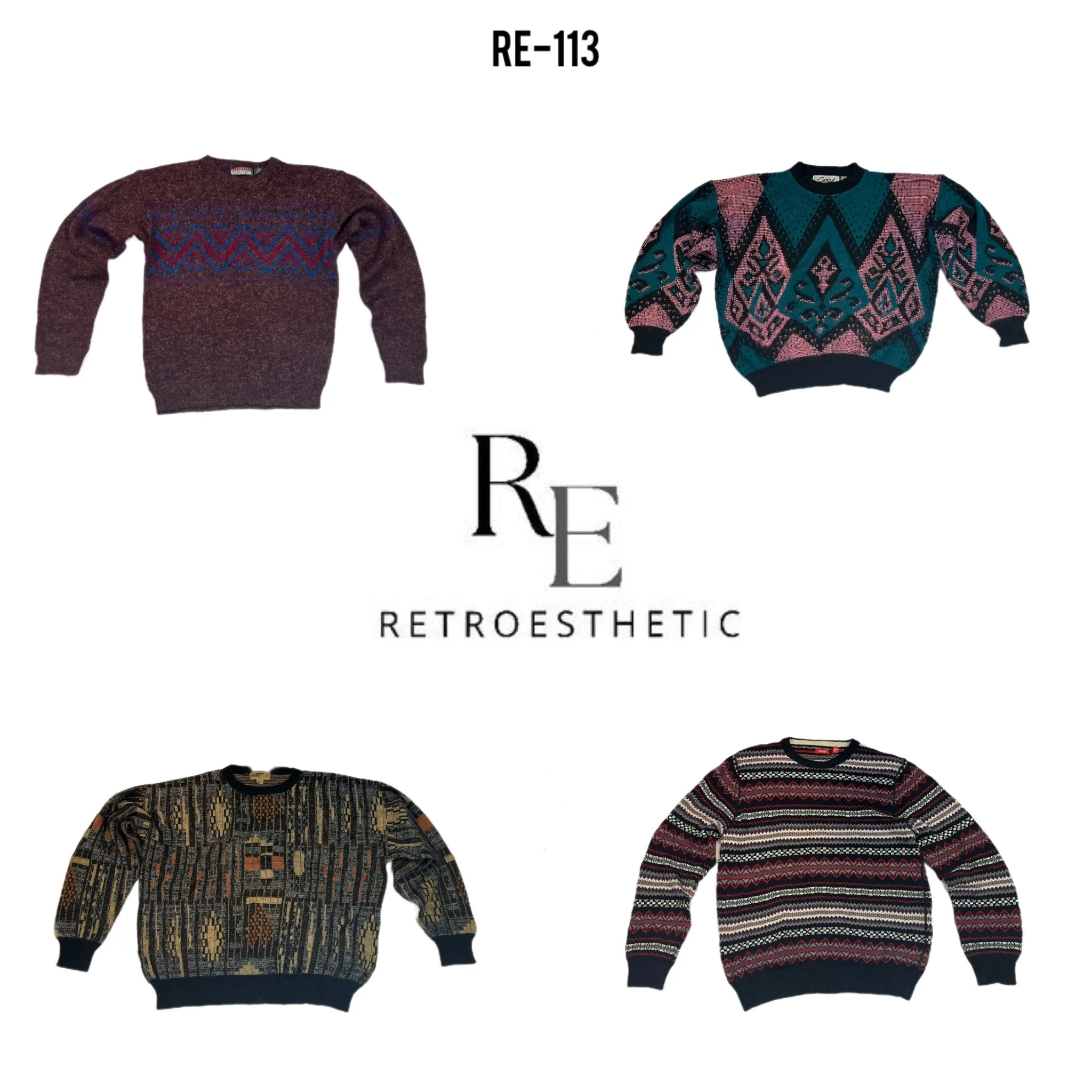 Vintage Ethenic Sweaters (RE-113)