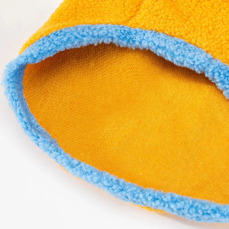 Warm Dog Clothes For Large Medium Dogs Yellow Polar Fleece Coats Sweater Samoyed Daisy Boy Apparels Knitwear Oversize Wear Spring Winter